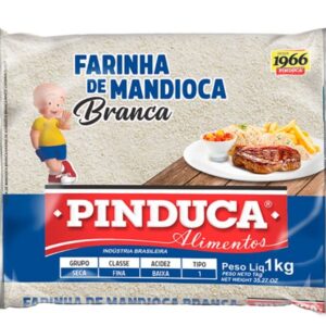 Farinha de Mandioca Branca Pinduca 500g-1 kg