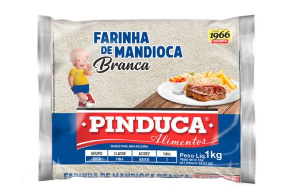 Farinha de Mandioca Branca Pinduca 500g-1 kg