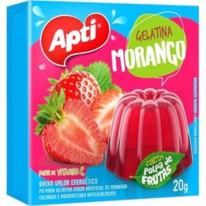 Gelatina pó Morango APTI 20 g