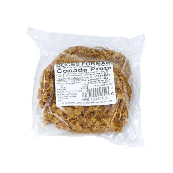 Cocada Preta - Doces Formas • 80 G