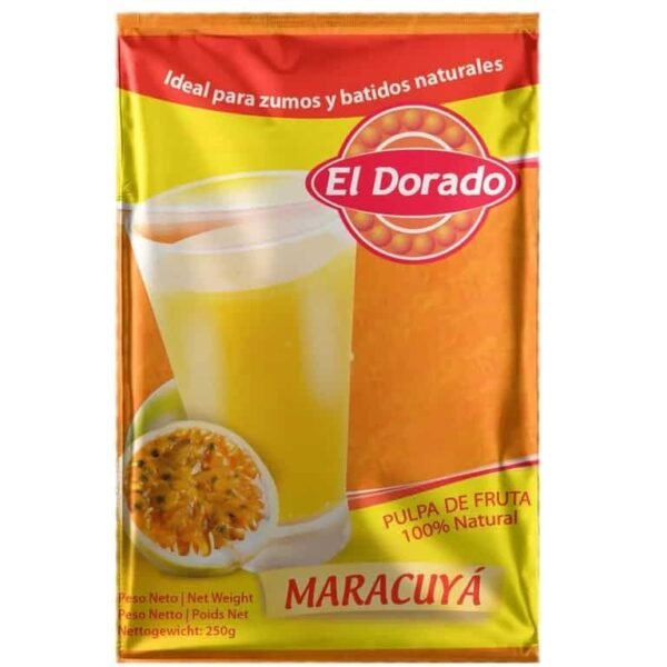 Pulpa de maracuya 250g El Dorado.