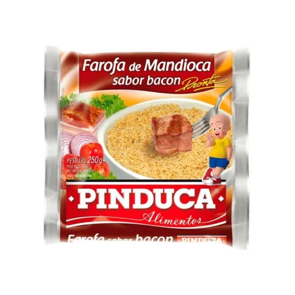 Farofa Mandioca Bacon Pinduca 250g