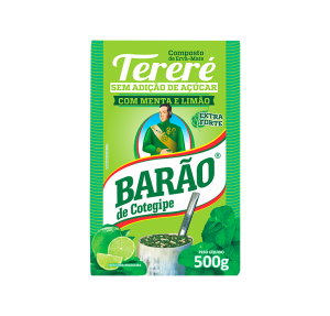 TERERÉ MENTA E LIMÃO - 500G - BARÃO DE COTEGIPE