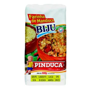 Farinha Mandioca Biju Pinduca 500g. (Harina de Yuca)