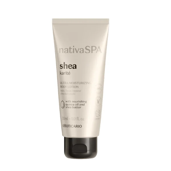 O Boticario MINI LOÇÃO HIDRATANTE NATIVA SPA KARITÉ, 30ML